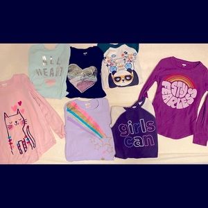 Lot of 7 thermal long sleeve shirts.